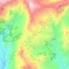 Mapa topográfico Kihun, altitud, relieve