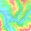 Mapa topográfico Rautela, altitud, relieve