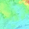 Mapa topográfico Les Braudières, altitud, relieve