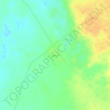 Mapa topográfico At Tasrir, altitud, relieve