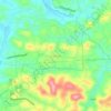 Mapa topográfico Kokkad, altitud, relieve