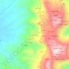 Mapa topográfico شرع حمزة, altitud, relieve