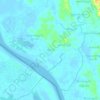Mapa topográfico Ah Lel, altitud, relieve