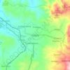 Mapa topográfico Tonjong, altitud, relieve