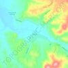 Mapa topográfico Chalinga, altitud, relieve