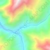Mapa topográfico Kuno, altitud, relieve
