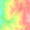 Mapa topográfico Vale de Afonsinho, altitud, relieve