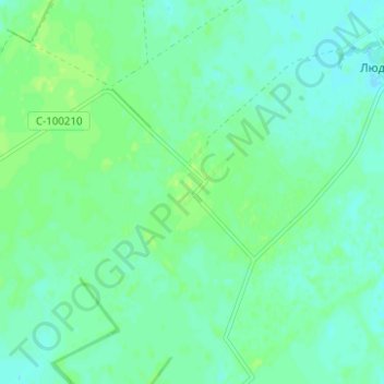 Mapa topográfico Stepok, altitud, relieve