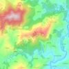 Mapa topográfico kaneli, altitud, relieve