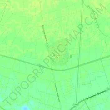 Mapa topográfico Vamvakia, altitud, relieve