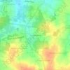 Mapa topográfico Gunjur Hosahalli, altitud, relieve
