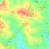 Mapa topográfico Langley Upper Green, altitud, relieve