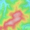 Mapa topográfico Hohe Bracht, altitud, relieve