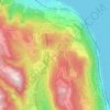 Mapa topográfico Stropino, altitud, relieve