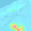 Mapa topográfico Kelarik Utara, altitud, relieve