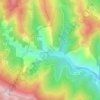 Mapa topográfico Mas Supérieur, altitud, relieve