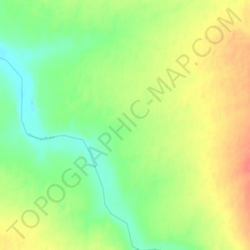 Mapa topográfico Taymyr Peninsula, altitud, relieve