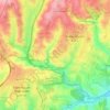 Mapa topográfico Cité Boualem Mokadem, altitud, relieve