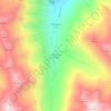 Mapa topográfico Yukarı Kavrun Yaylası, altitud, relieve