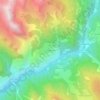 Mapa topográfico Les Esponces, altitud, relieve