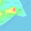 Mapa topográfico Dungkek, altitud, relieve