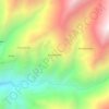 Mapa topográfico Puquiohuain, altitud, relieve