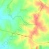 Mapa topográfico Shanamangalam, altitud, relieve