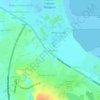 Mapa topográfico Sukomulyo, altitud, relieve