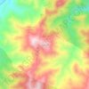 Mapa topográfico Belayel, altitud, relieve