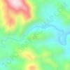 Mapa topográfico Mount Amuyao, altitud, relieve