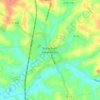 Mapa topográfico Bohain-en-Vermandois, altitud, relieve