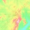 Mapa topográfico Songea, altitud, relieve