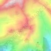 Mapa topográfico Pizzo Bello, altitud, relieve