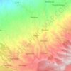 Mapa topográfico Tosari, altitud, relieve