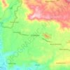 Mapa topográfico Cikembar, altitud, relieve