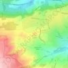 Mapa topográfico Bole Hill, altitud, relieve