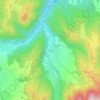 Mapa topográfico Beli Iskar, altitud, relieve