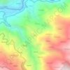 Mapa topográfico Kirti, altitud, relieve