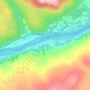 Mapa topográfico Nuorgam, altitud, relieve