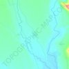 Mapa topográfico لاوین, altitud, relieve