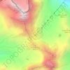 Mapa topográfico Stettiner Hütte, altitud, relieve