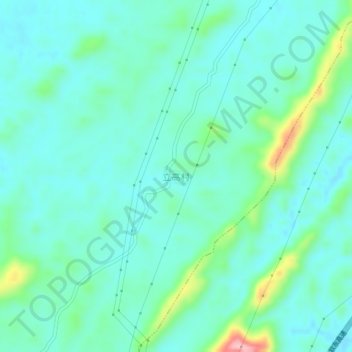 Mapa topográfico Ligao, altitud, relieve