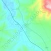 Mapa topográfico Ain Karma, altitud, relieve