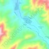 Mapa topográfico Semita, altitud, relieve