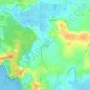 Mapa topográfico Le Berceau, altitud, relieve