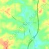 Mapa topográfico Doddridge, altitud, relieve