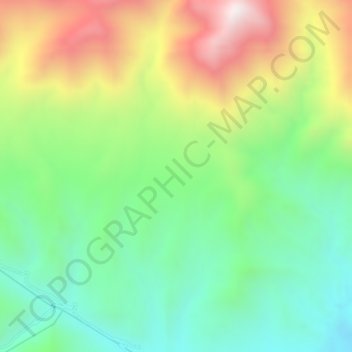 Mapa topográfico Gachu, altitud, relieve
