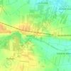 Mapa topográfico Kaukaz, altitud, relieve