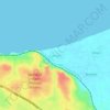 Mapa topográfico Sidorejo, altitud, relieve