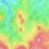 Mapa topográfico Le Betz, altitud, relieve